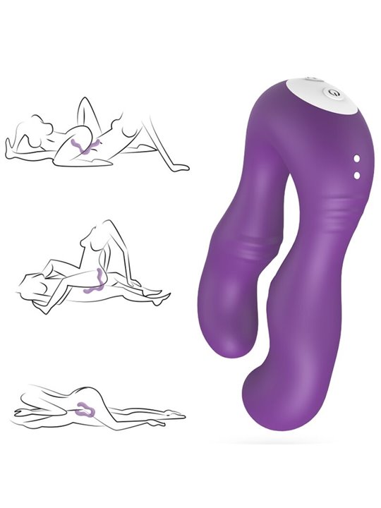 Armony Seraph - Purple Vibrator for Lesbian Couples with Remote Control