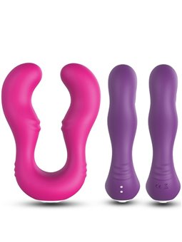 Armony Seraph - Vibratore Viola per Coppie Lesbiche con Telecomando