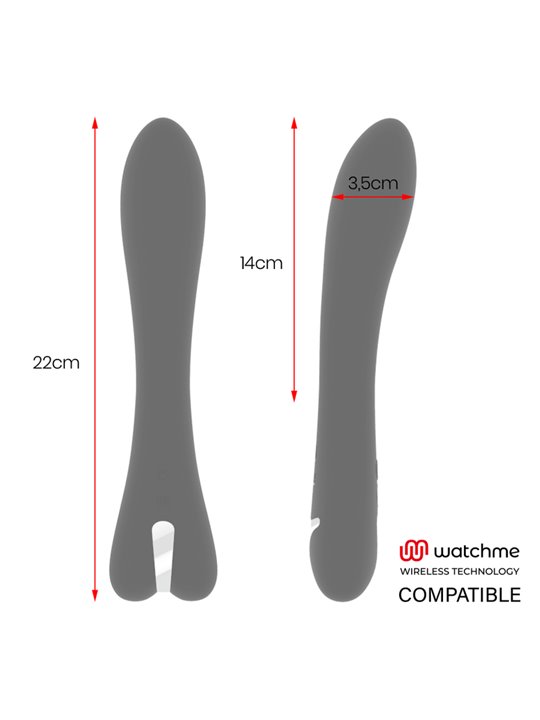 Brilly Glam Ryan - Watchme Compatible Silicone G-Spot Vibrator
