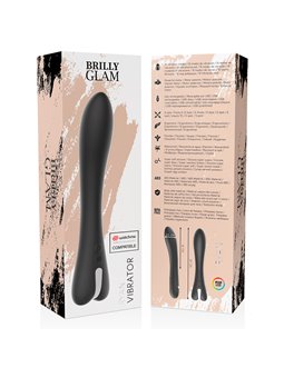 Brilly Glam Ryan - Vibratore Punto G in Silicone Compatibile Watchme