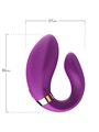 Armony - Vibratore Viola a Mezzaluna per Coppia con Telecomando
