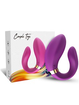 Armony - Vibratore Viola a Mezzaluna per Coppia con Telecomando