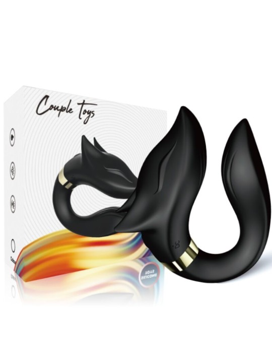 Armony Fox - Vibratore Stimolatore per Coppia con Telecomando Nero