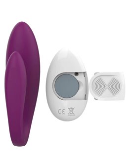 Armony Kitty - Purple Silicone Vibrating Egg with Remote Control