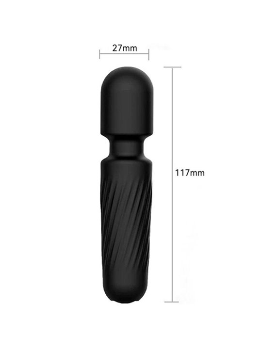 Armony Your Magic - Massaggiatore e Vibratore Wand Nero 10 Vibrazioni