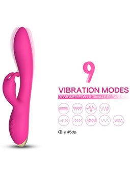 Armony Bonnie - Fuchsia Silicone Rabbit Vibrator