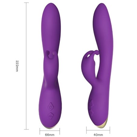 Armony Bonnie - Vibratore Rabbit in Silicone Viola