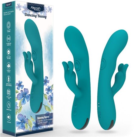 Armony Dancing Bunny - 10-Speed Silicone Rabbit Vibrator Green