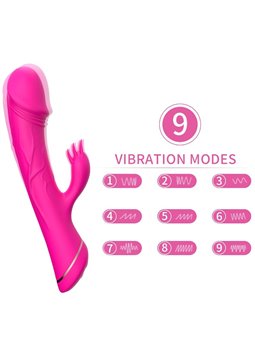 Armony - Vibratore Rabbit Realistico in Silicone Fucsia