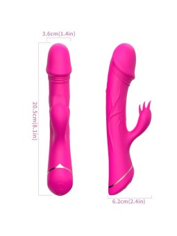 Armony - Vibratore Rabbit Realistico in Silicone Fucsia