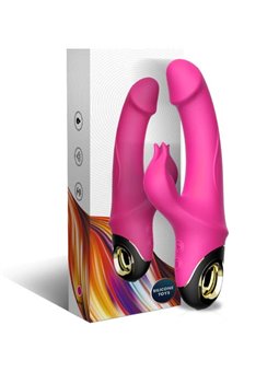 Armony Meteror - Fuchsia Realistic Rotating Rabbit Vibrator