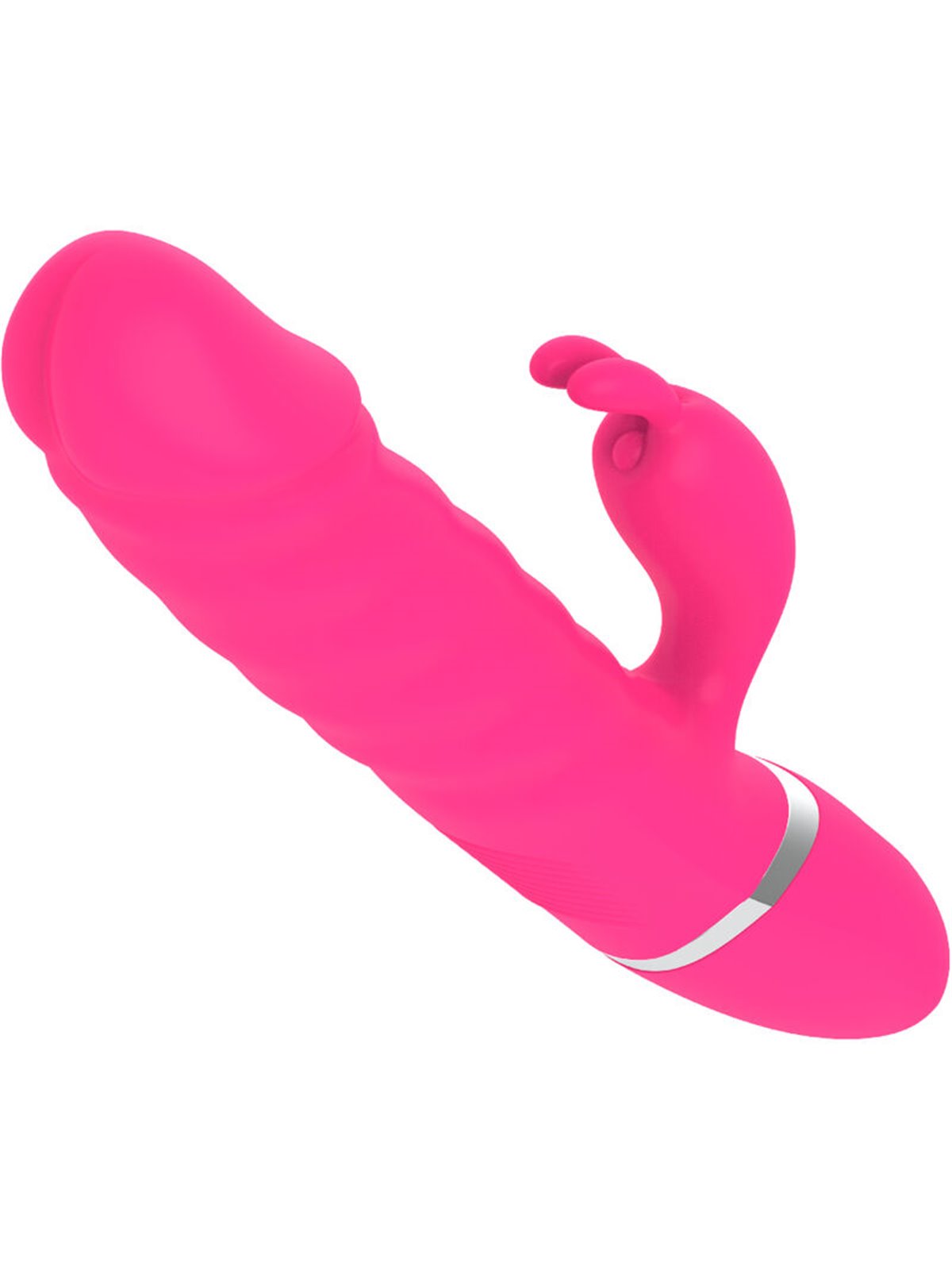 Armony Nasty - Fuchsia Silicone Rabbit Vibrator Up & Down