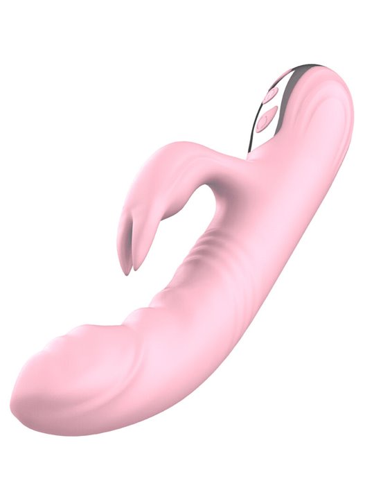 Armony Fully Finger - Vibratore Rabbit in Silicone Rosa Effetto Calore