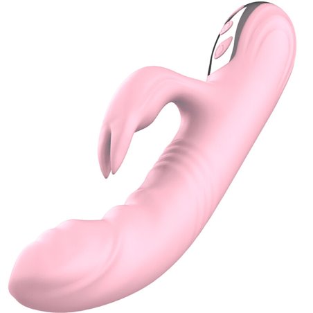 Armony Fully Finger - Vibratore Rabbit in Silicone Rosa Effetto Calore