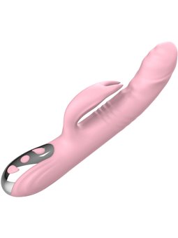 Armony Fully Finger - Pink Heat Effect Silicone Rabbit Vibrator