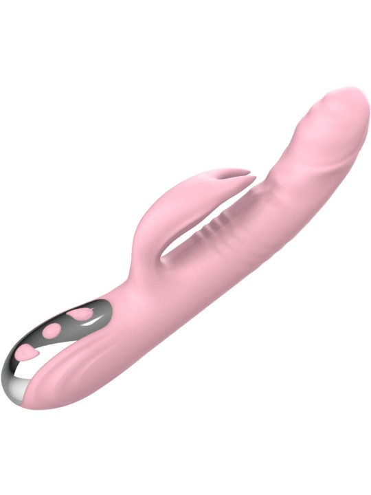 Armony Fully Finger - Vibratore Rabbit in Silicone Rosa Effetto Calore