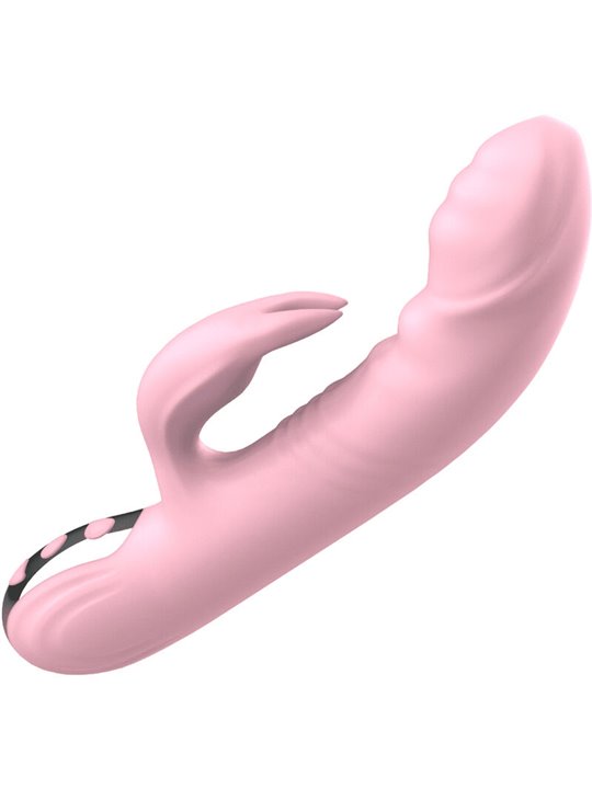 Armony Fully Finger - Vibratore Rabbit in Silicone Rosa Effetto Calore