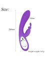 Armony Bella - Purple Silicone Rabbit Vibrator with Ring Handle