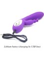 Armony Bella - Purple Silicone Rabbit Vibrator with Ring Handle