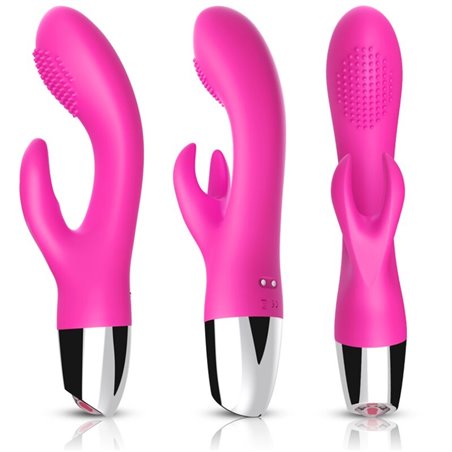 Armony - Vibratore Rabbit in Silicone Fucsia 18 Vibrazioni