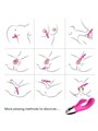 Armony - Vibratore Rabbit in Silicone Fucsia 18 Vibrazioni