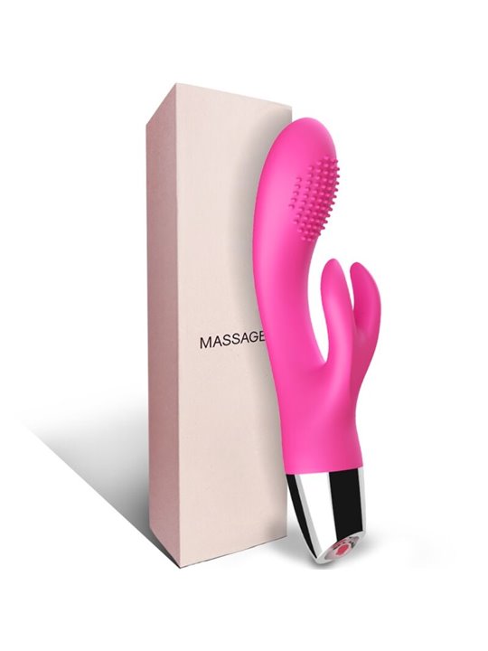 Armony - Vibratore Rabbit in Silicone Fucsia 18 Vibrazioni