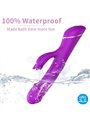 Armony - Vibratore Dildo Rabbit Realistico in Silicone Viola