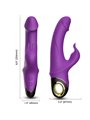 Armony Meteor - Purple Silicone Rotating Rabbit Dildo Vibrator