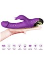Armony Meteor - Purple Silicone Rotating Rabbit Dildo Vibrator