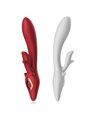 Armony Elk - Vibratore Rabbit Curvo in Silicone Rosso