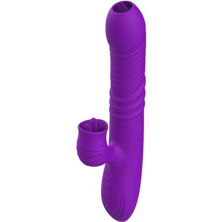 Armony Fully G Spot - Vibratore Rabbit Viola con Effetto Calore e Lingua