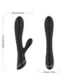 Armony - Vibratore Rabbit in Silicone Nero 9 Vibrazioni