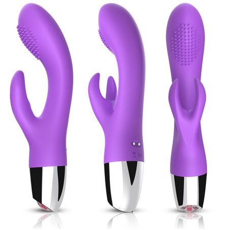 Armony - Purple Silicone Rabbit Vibrator 2x9 Vibrations