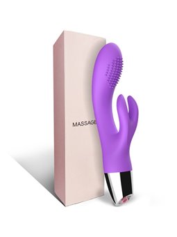 Armony - Vibratore Rabbit in Silicone Viola 2x9 Vibrazioni