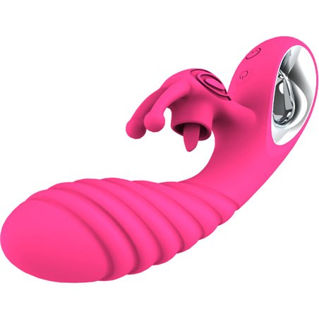 Armony Vicky - Fuchsia Silicone Rabbit Vibrator with Vibrating Tongue