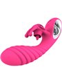 Armony Vicky - Vibratore Rabbit in Silicone Fucsia con Lingua Vibrante