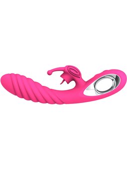 Armony Vicky - Fuchsia Silicone Rabbit Vibrator with Vibrating Tongue