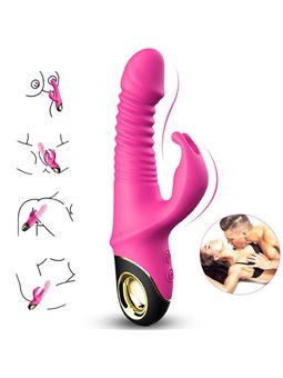 Armony Zing - Vibratore Dildo Rabbit Multifunzione in Silicone Fucsia