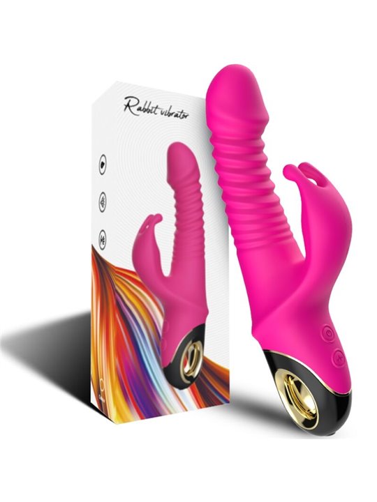 Armony Zing - Vibratore Dildo Rabbit Multifunzione in Silicone Fucsia