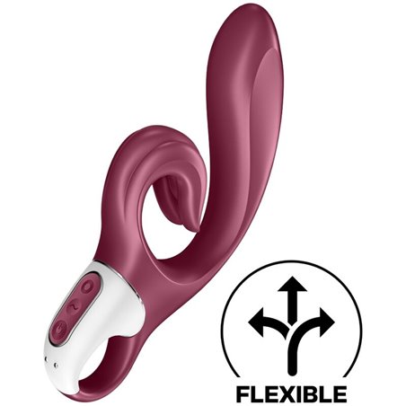Satisfyer Love Me - Vibratore Rabbit in Silicone Rosso 12 Funzioni