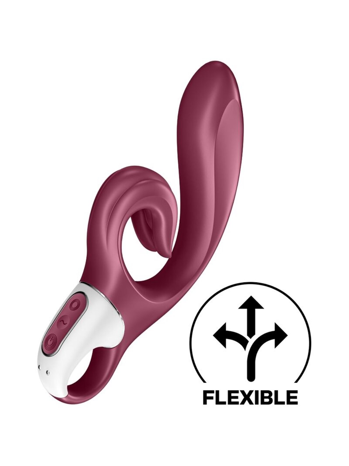 Satisfyer Love Me - Red Silicone Rabbit Vibrator 12 Functions