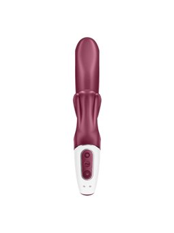 Satisfyer Love Me - Vibratore Rabbit in Silicone Rosso 12 Funzioni