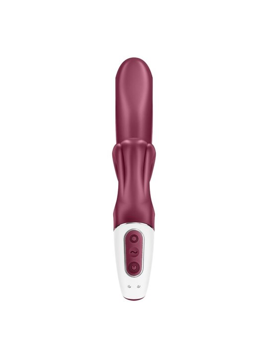 Satisfyer Love Me - Red Silicone Rabbit Vibrator 12 Functions