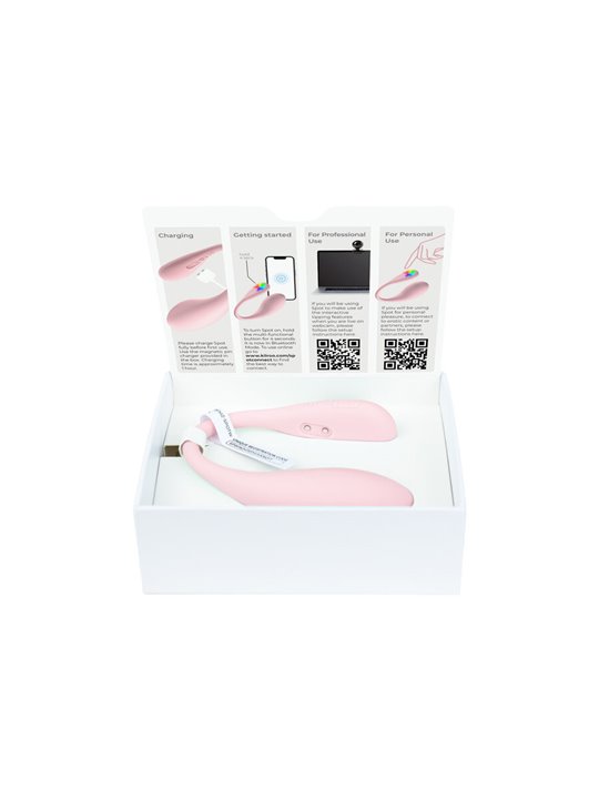 Kiiroo Spot - Pink U-Shaped Silicone Vibrator Massager