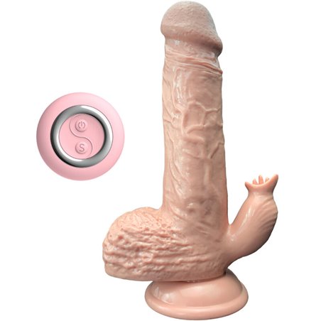 Armony - Realistic Rabbit Dildo Vibrator Up & Down 19 Cm