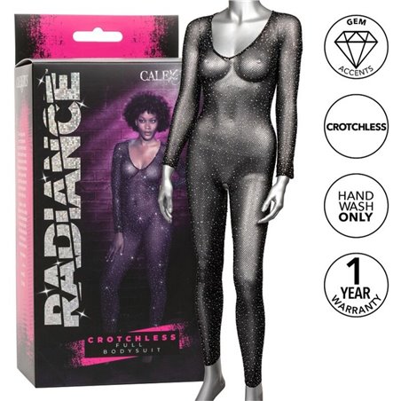 Calexotics Radiance - One-piece bodysuit with open crotch Size One