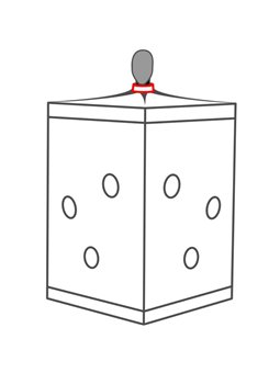 Secret Dome Kink Club Scandale - Cabina Bukkake Nero e Rosso