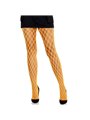Leg Avenue - Calze Arancioni Neon con Dettagli Occhielli in Pizzo