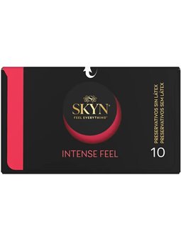 Skyn Intense Feel - Textured Wavy Latex-Free Condoms 10 Units