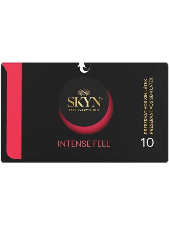 Skyn Intense Feel - Textured Wavy Latex-Free Condoms 10 Units
